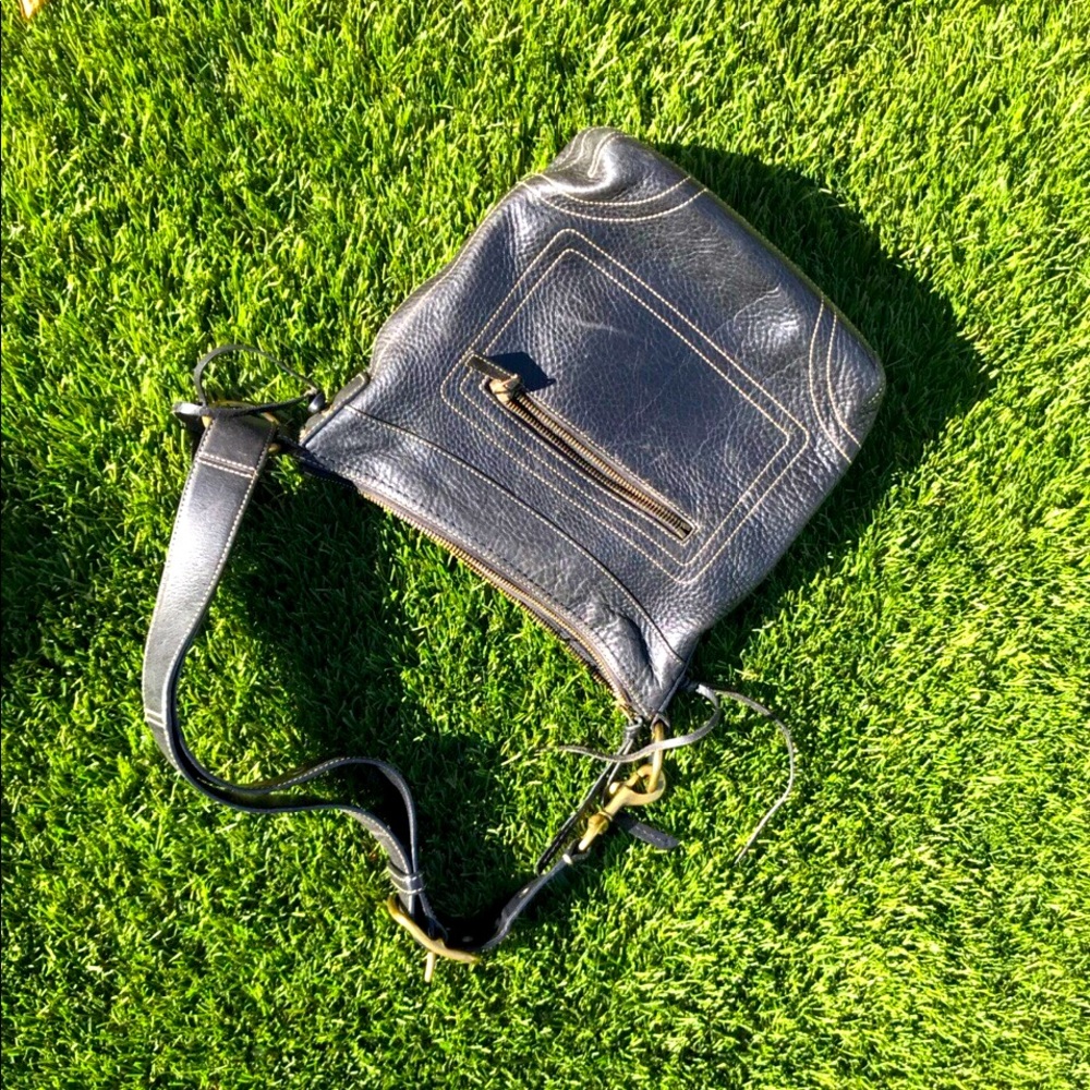 Vintage  Genuine leather coach purse adjustable